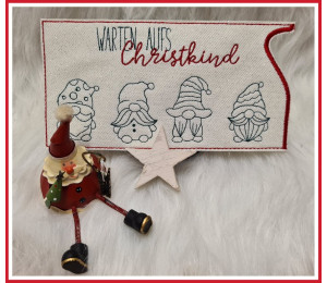 ADVENTSKALENDER 11. Dezember -10 Hüllen Weihnachten Line Art inkl. Blanko